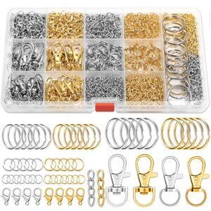 990PCS Keychain Making Kit